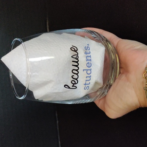 Stemless wine glass for teacher - Picture 2 of 10